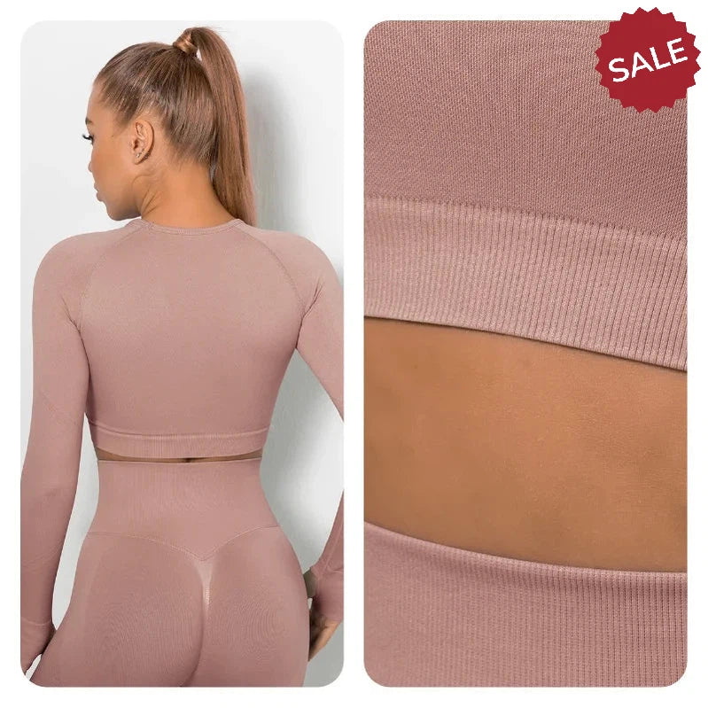 Long Sleeve Yoga and Workout Top for Women