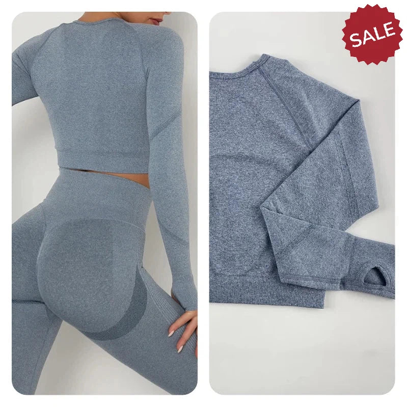 Long Sleeve Yoga and Workout Top for Women