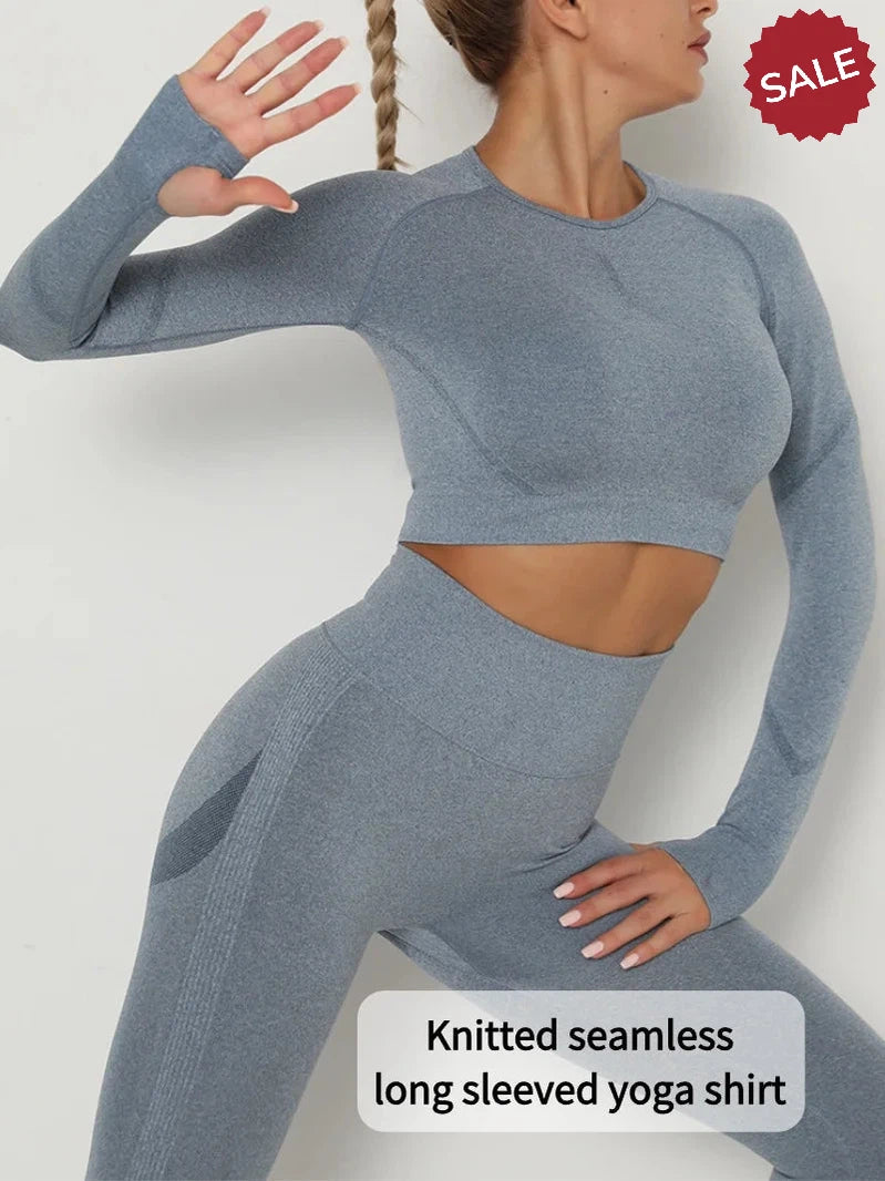Long Sleeve Yoga and Workout Top for Women