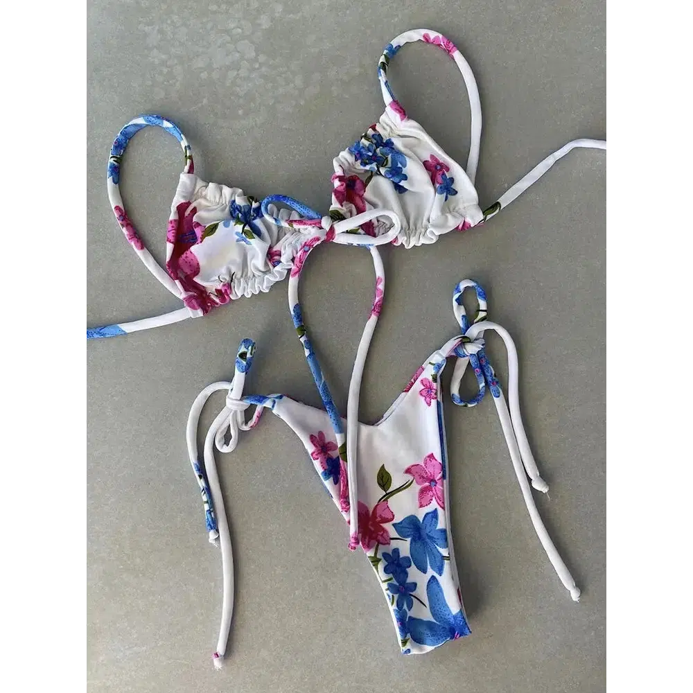 Low Waist Triangle Bikini Set