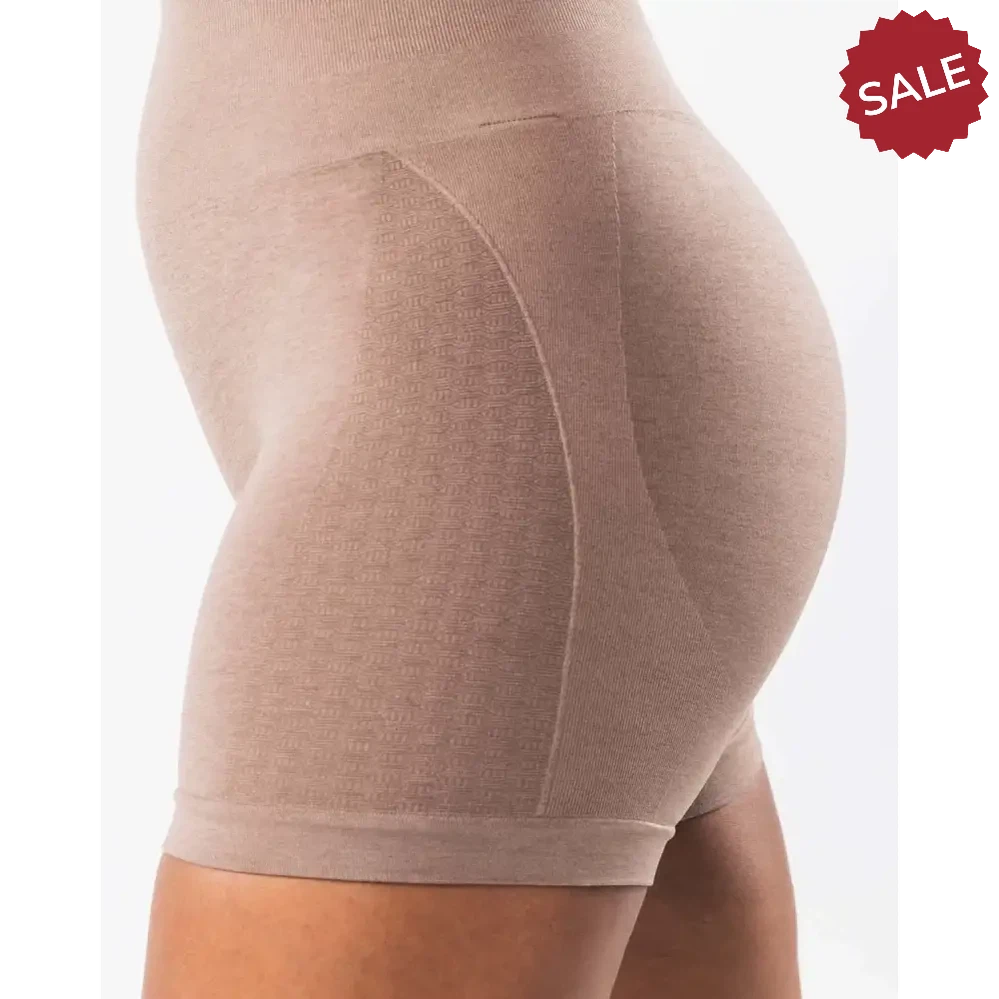 NCLAGEN Women’s Seamless Gym Yoga Shorts – High Waist Butt Scrunch Leggings