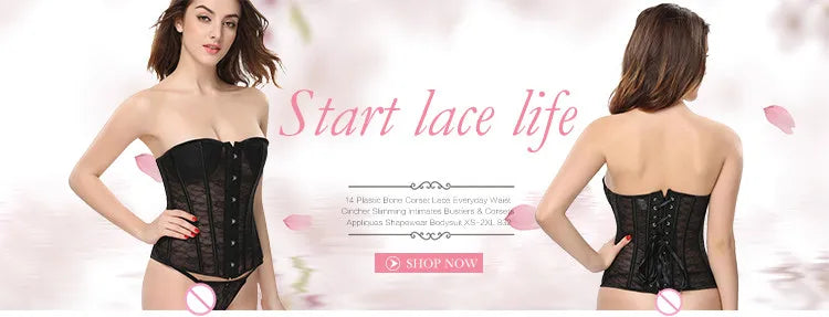 Office Style Women Basques Bustier Stripes Overbust Corsets Top With Skirt Lace Up Boned Corset Dress Plus Size 801