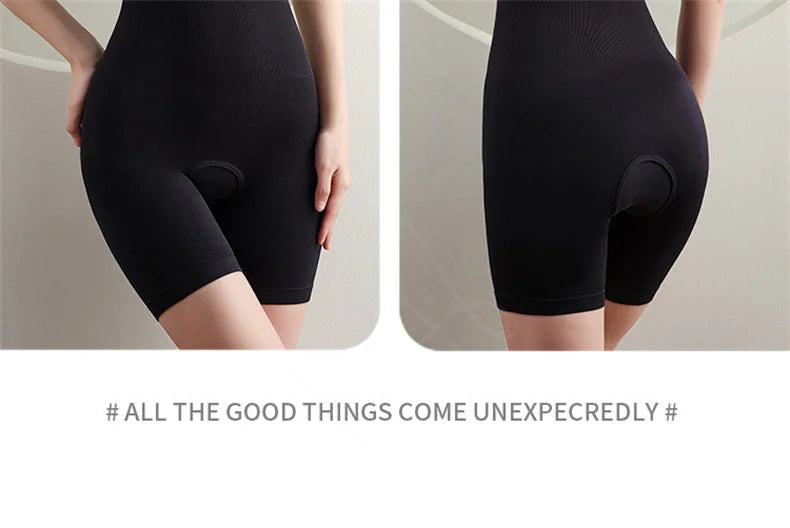 Plus Size Butt Lifter Bodysuit – Open Crotch Tummy Control