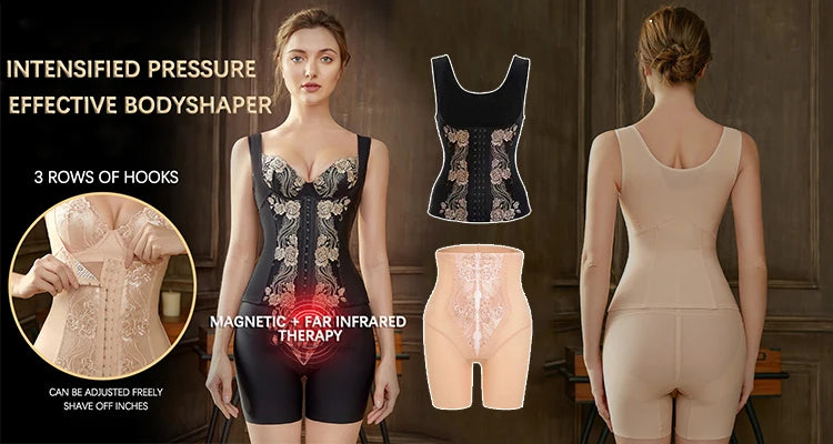 Plus Size Butt Lifter Bodysuit – Open Crotch Tummy Control