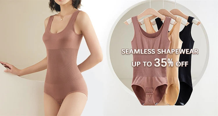 Plus Size Butt Lifter Bodysuit – Open Crotch Tummy Control