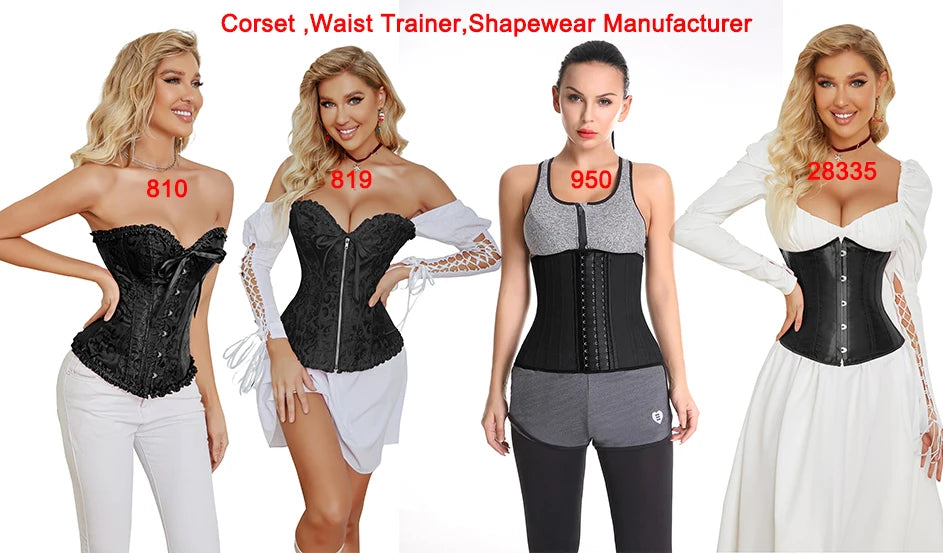 Plus Size Seamless Waist Trainer Bodysuit with Adjustable Straps