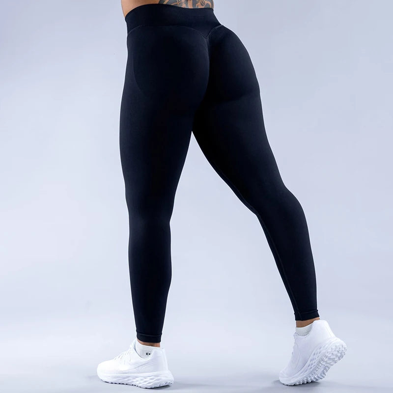 Scrunch Butt Seamless Leggings - Elastic Yoga Pants