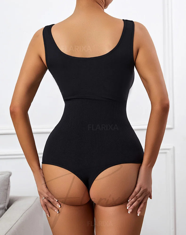 Seamless Plus Size Bodysuit – Postpartum Butt Lift Shapewear