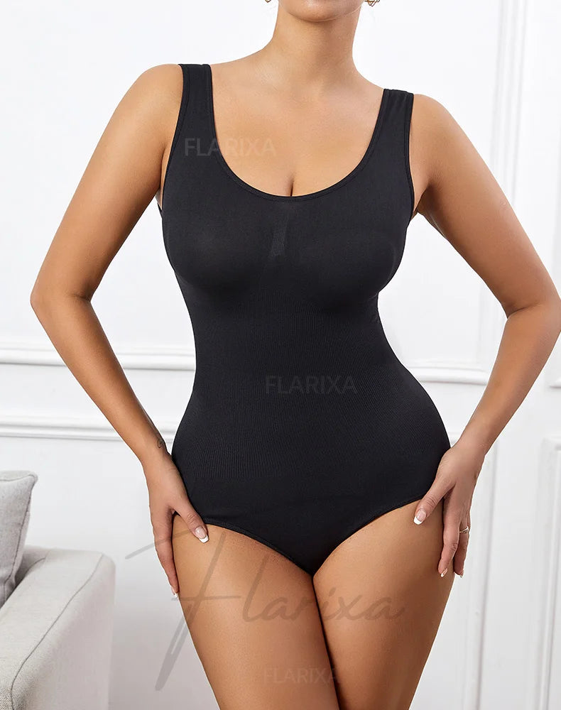 Seamless Plus Size Bodysuit – Postpartum Butt Lift Shapewear