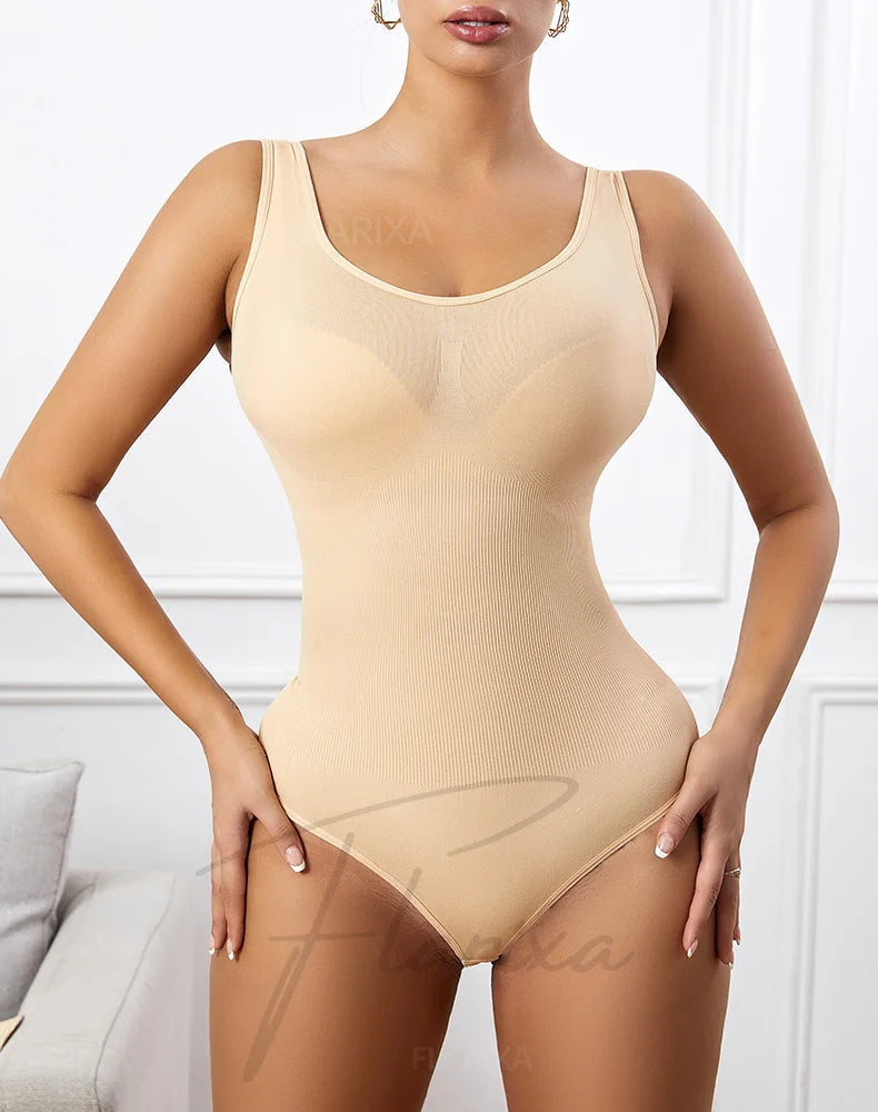 Seamless Plus Size Bodysuit – Postpartum Butt Lift Shapewear