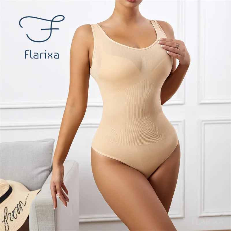 Seamless Plus Size Bodysuit – Postpartum Butt Lift Shapewear