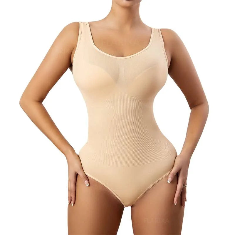 Seamless Plus Size Bodysuit – Postpartum Butt Lift Shapewear