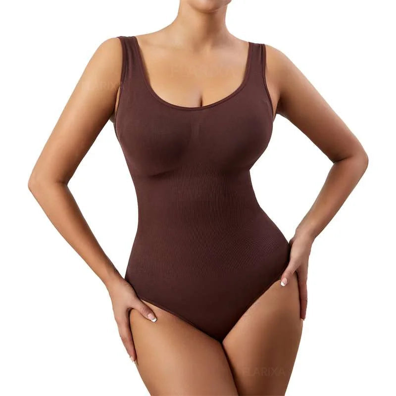 Seamless Plus Size Bodysuit – Postpartum Butt Lift Shapewear