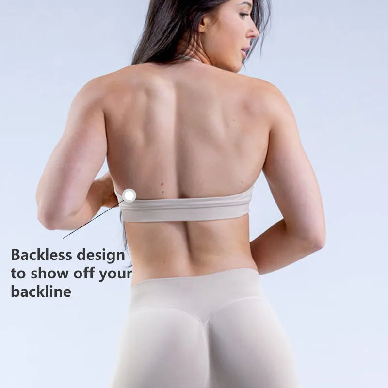 Seamless Yoga Set - Cropped Top & High-Waist Leggings