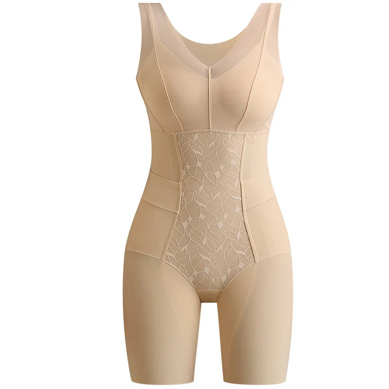 Sexy Deep V-Neck One-Piece Bodysuit – Padded Push-Up Lingerie
