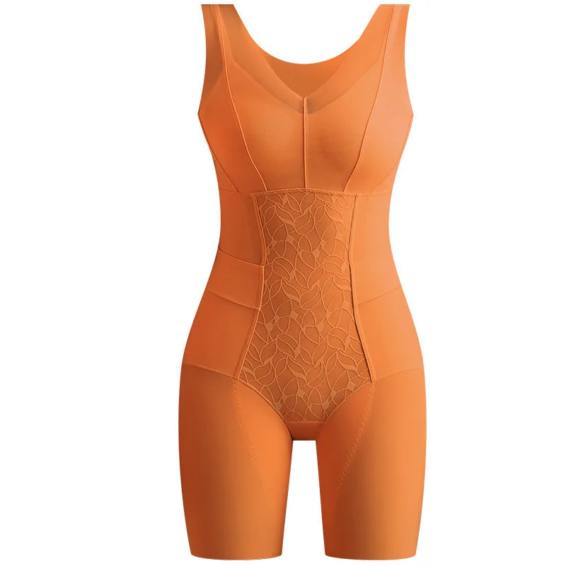 Sexy Deep V-Neck One-Piece Bodysuit – Padded Push-Up Lingerie