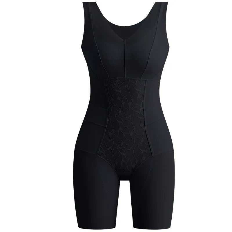 Sexy Deep V-Neck One-Piece Bodysuit – Padded Push-Up Lingerie