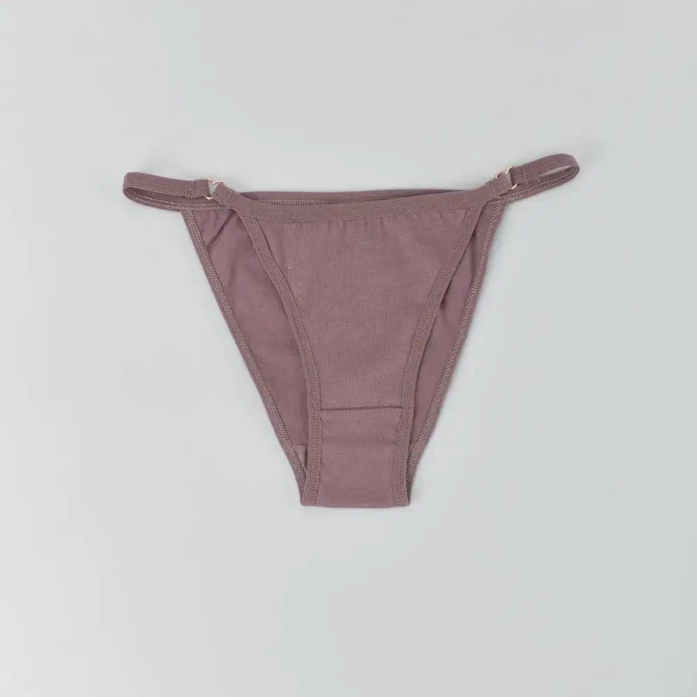 Sexy Women’s Low Waist Soft Cotton Thongs - G-String Panty Lingerie, 5 Colours