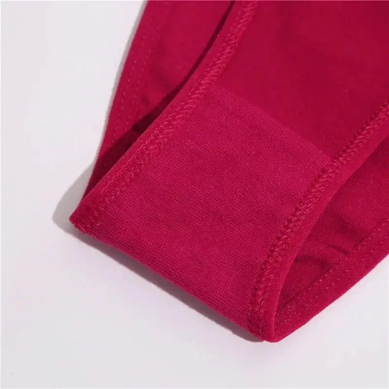 Sexy Women’s Low Waist Soft Cotton Thongs - G-String Panty Lingerie, 5 Colours