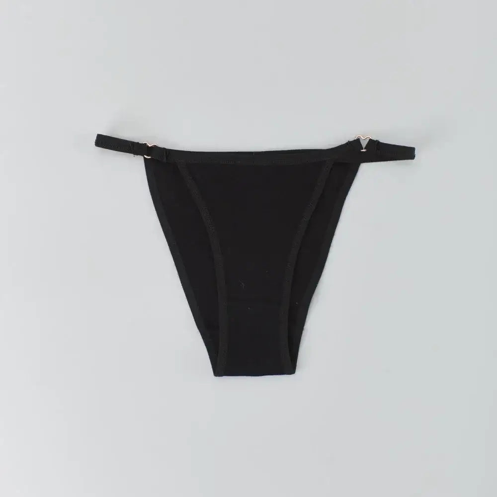Sexy Women’s Low Waist Soft Cotton Thongs - G-String Panty Lingerie, 5 Colours