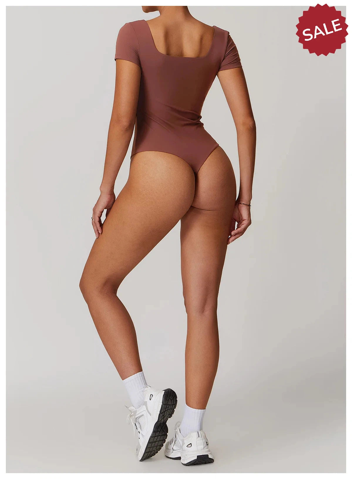 Short Sleeve Triangle Jumpsuit - Women’s Fitness Activewear