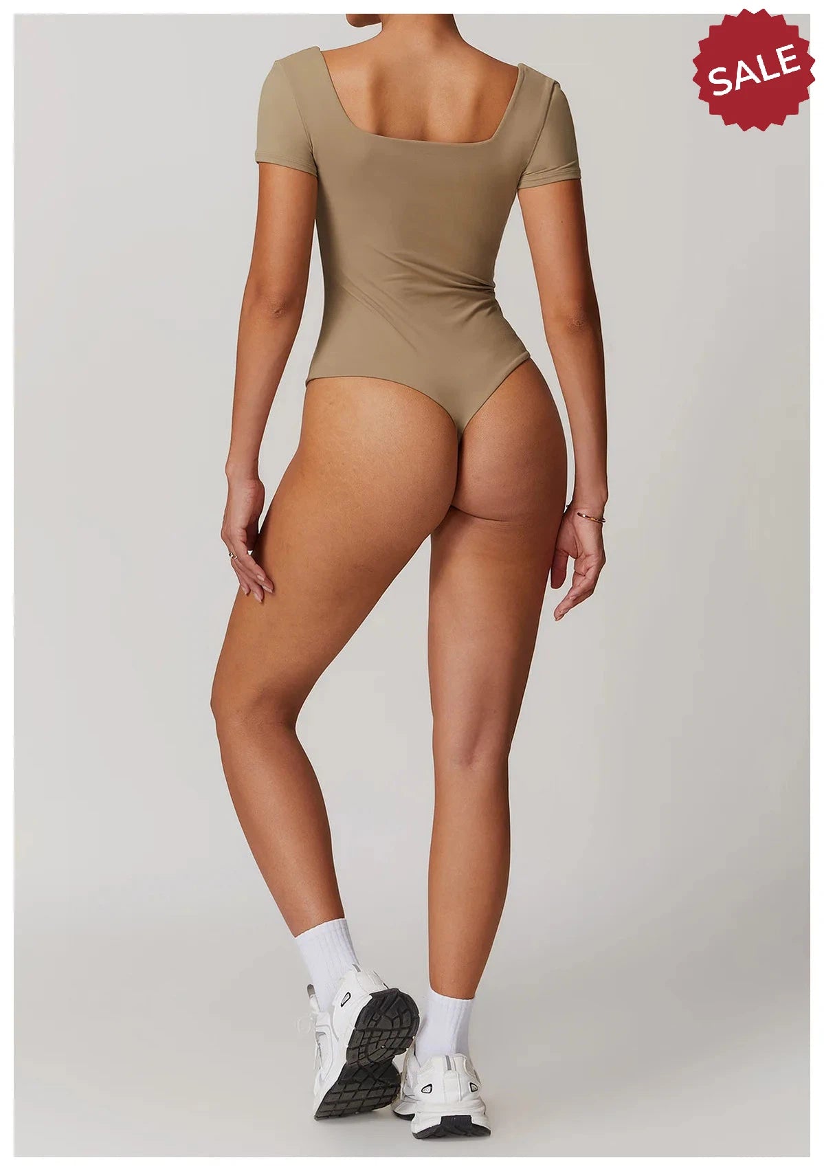 Short Sleeve Triangle Jumpsuit - Women’s Fitness Activewear