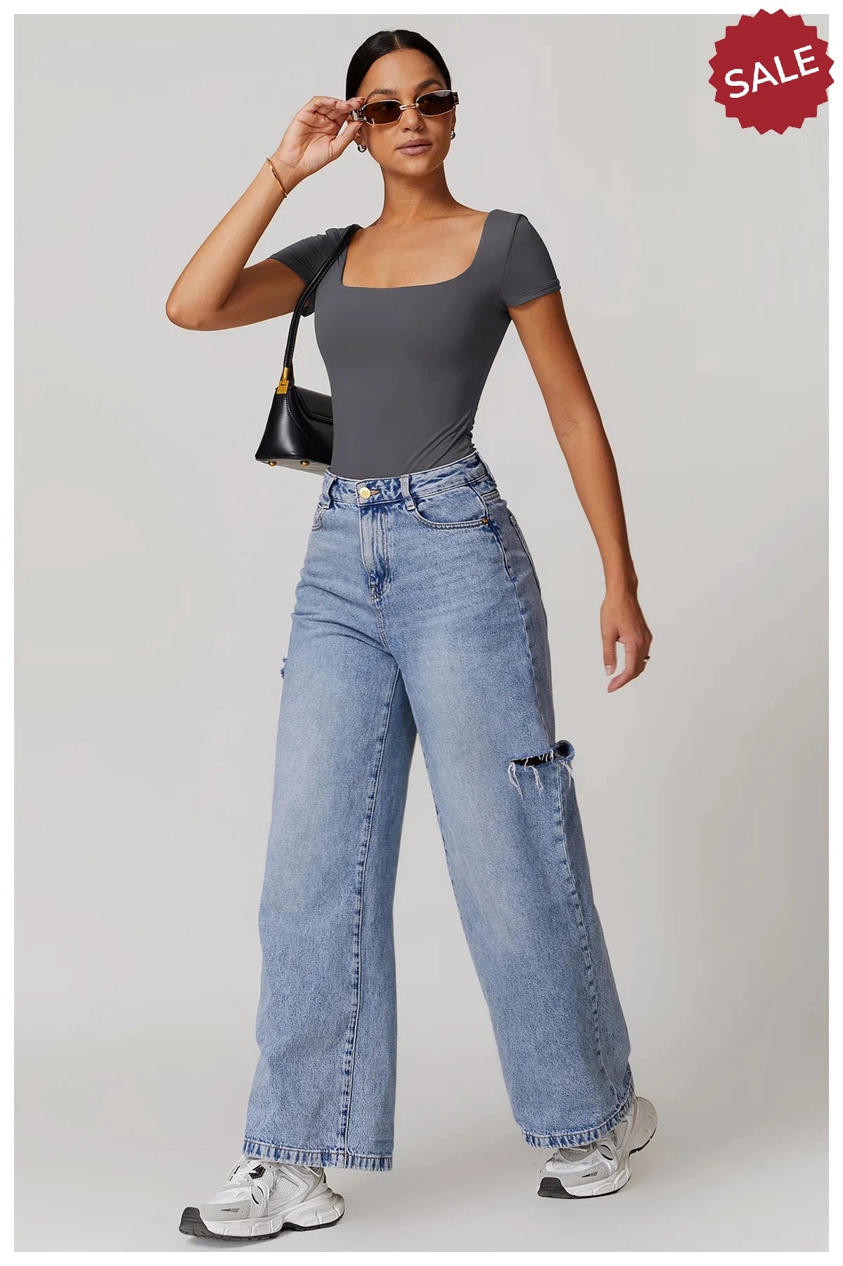 Short Sleeve Triangle Jumpsuit - Women’s Fitness Activewear