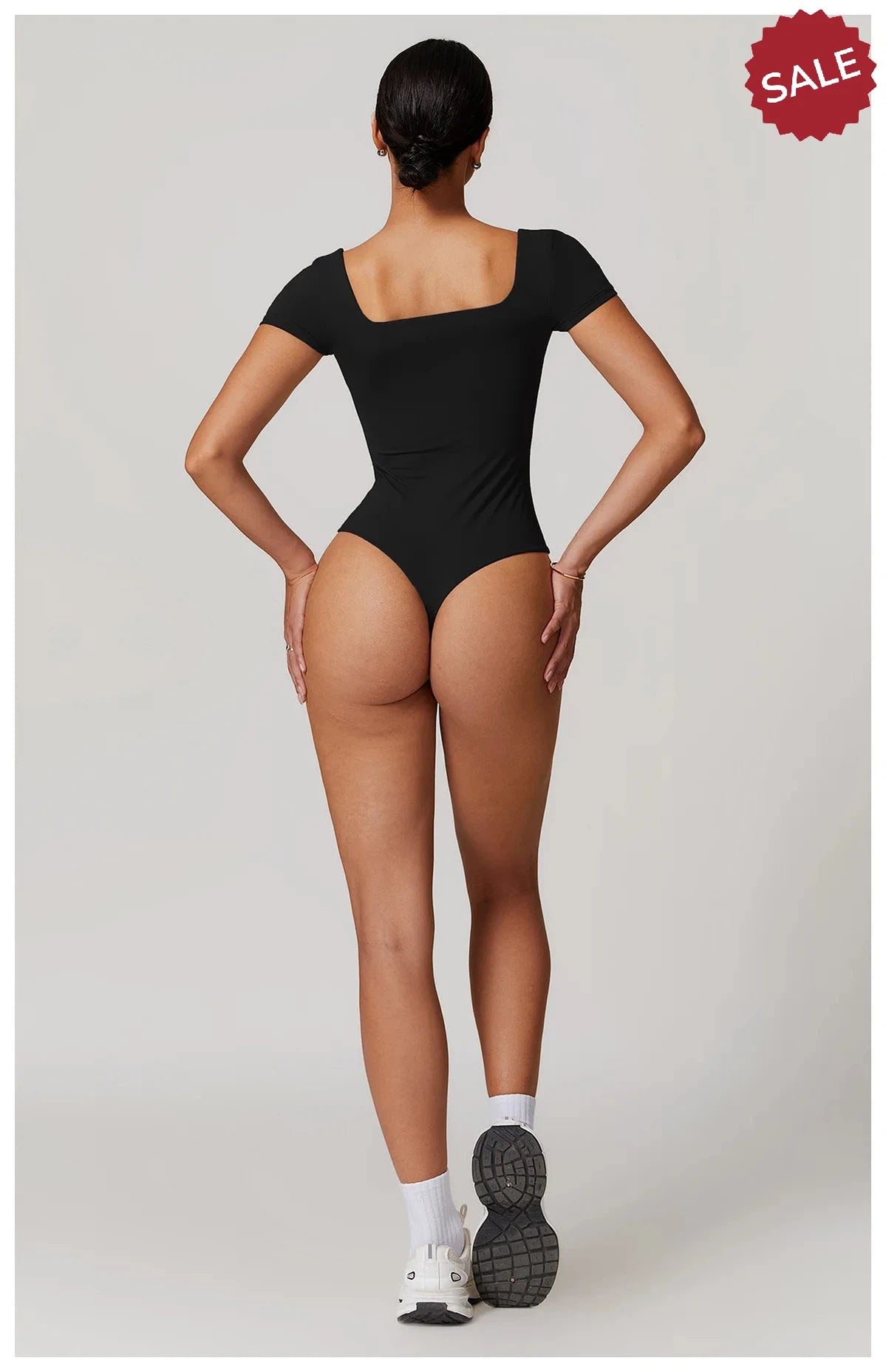 Short Sleeve Triangle Jumpsuit - Women’s Fitness Activewear