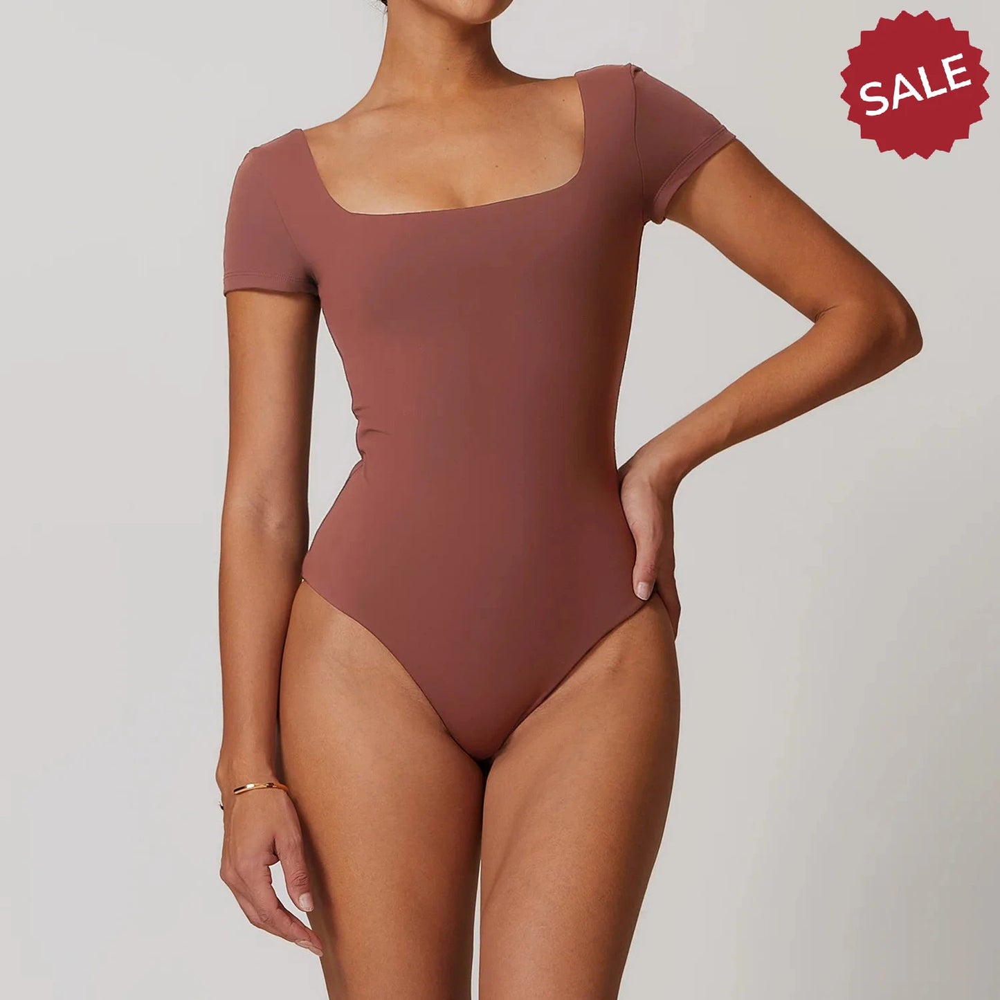 Short Sleeve Triangle Jumpsuit - Women’s Fitness Activewear