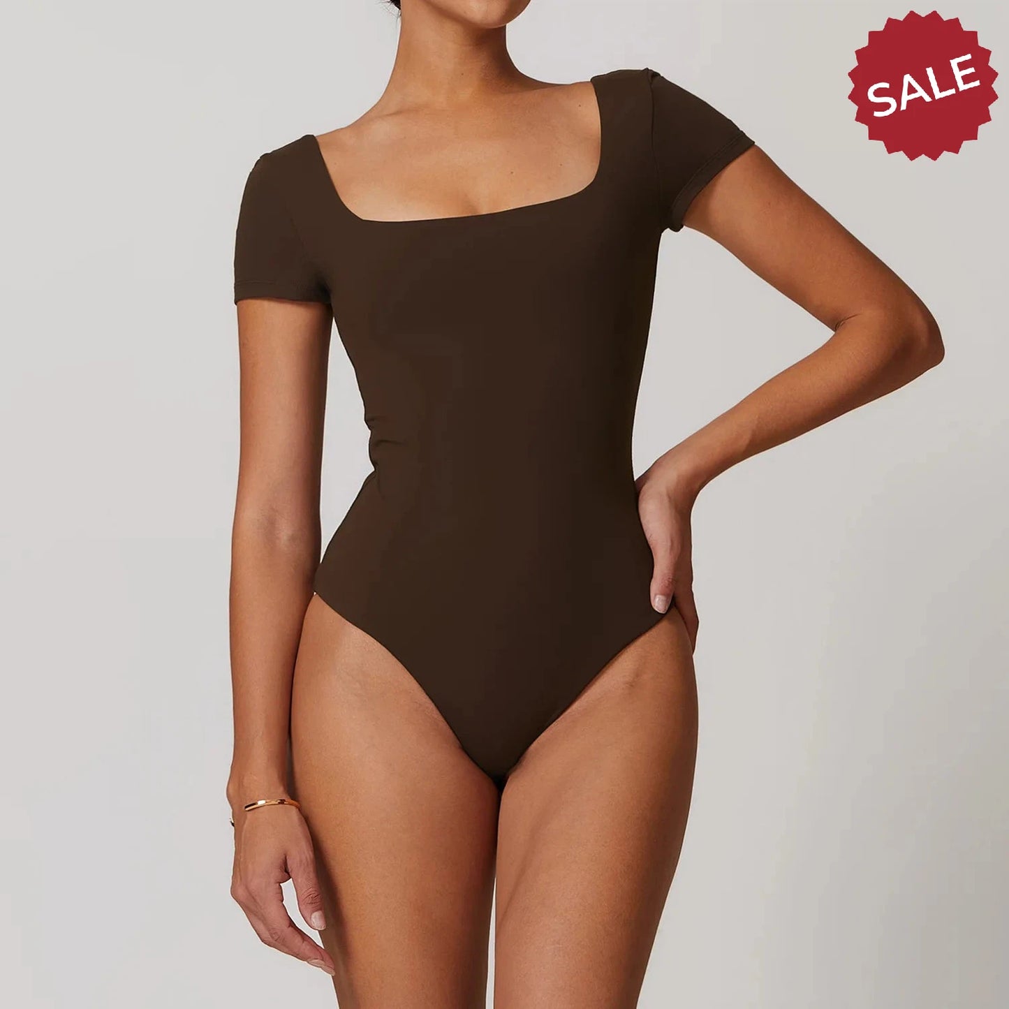 Short Sleeve Triangle Jumpsuit - Women’s Fitness Activewear