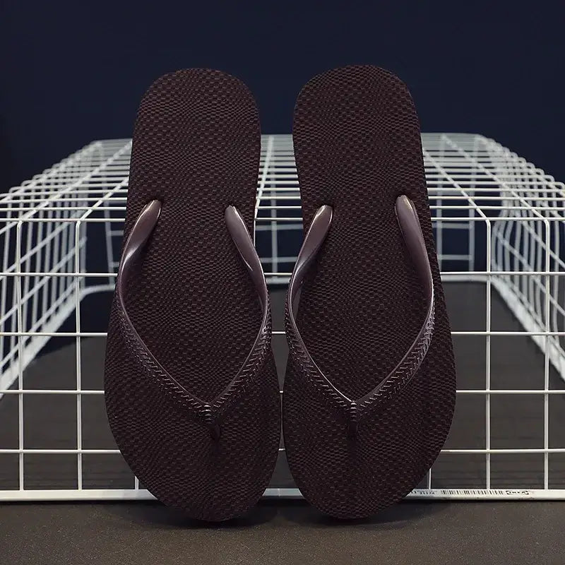 Solid Color Non-Slip Summer Beach Flip Flops