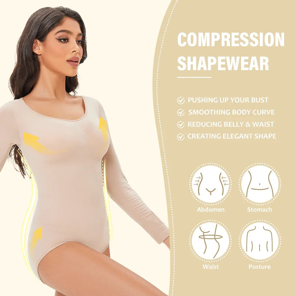 Spandex Elastic Bodysuit Shapewear – Tummy Control