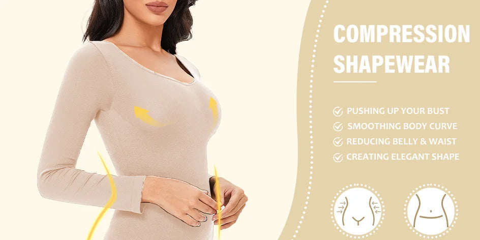 Spandex Elastic Bodysuit Shapewear – Tummy Control