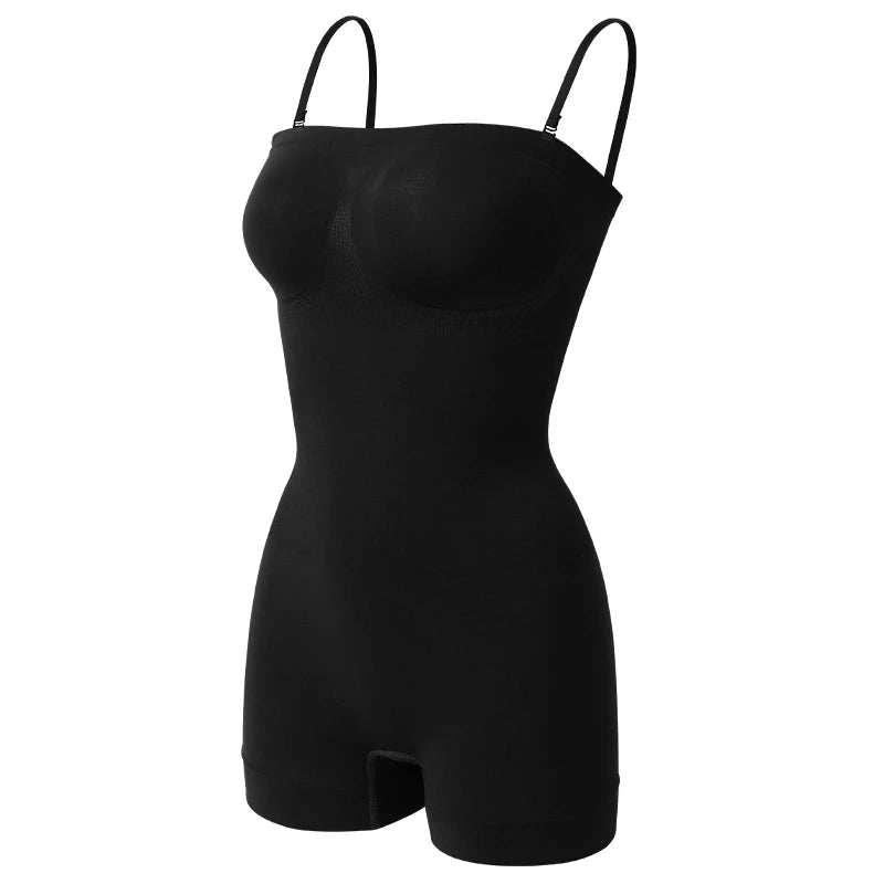 Strapless Off-Shoulder Bustier Bodysuit – Tummy Control Shapewear