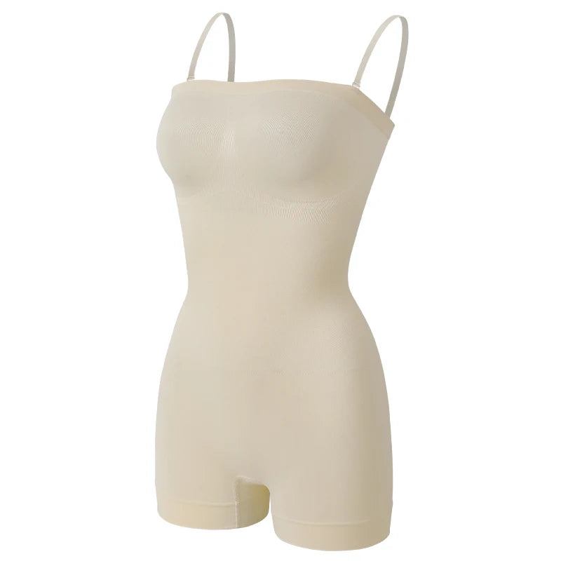 Strapless Off-Shoulder Bustier Bodysuit – Tummy Control Shapewear