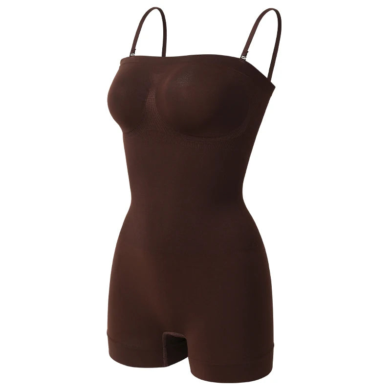 Strapless Off-Shoulder Bustier Bodysuit – Tummy Control Shapewear