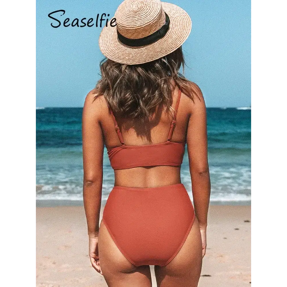 Twist Tank High-Waist Bikini Set