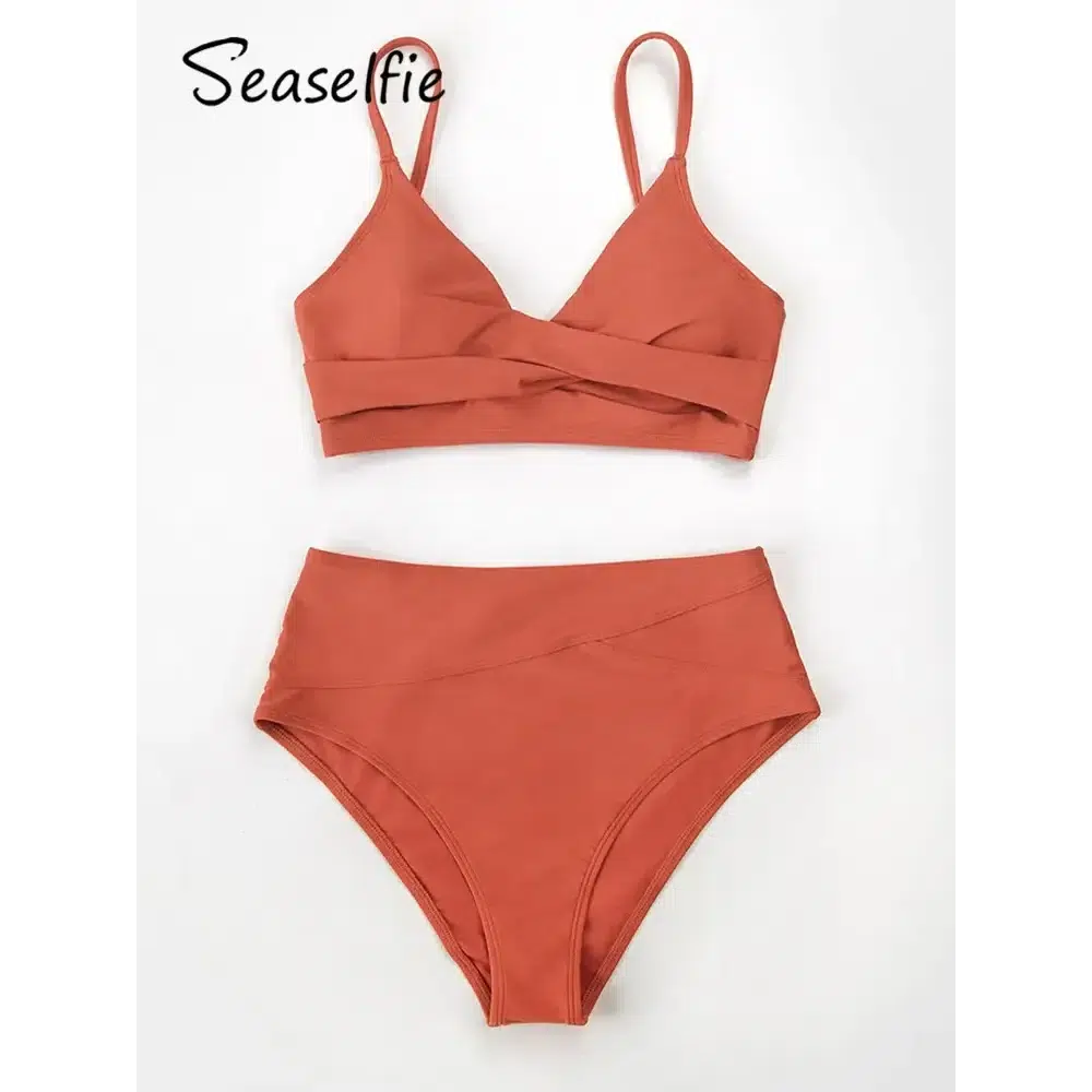 Twist Tank High-Waist Bikini Set
