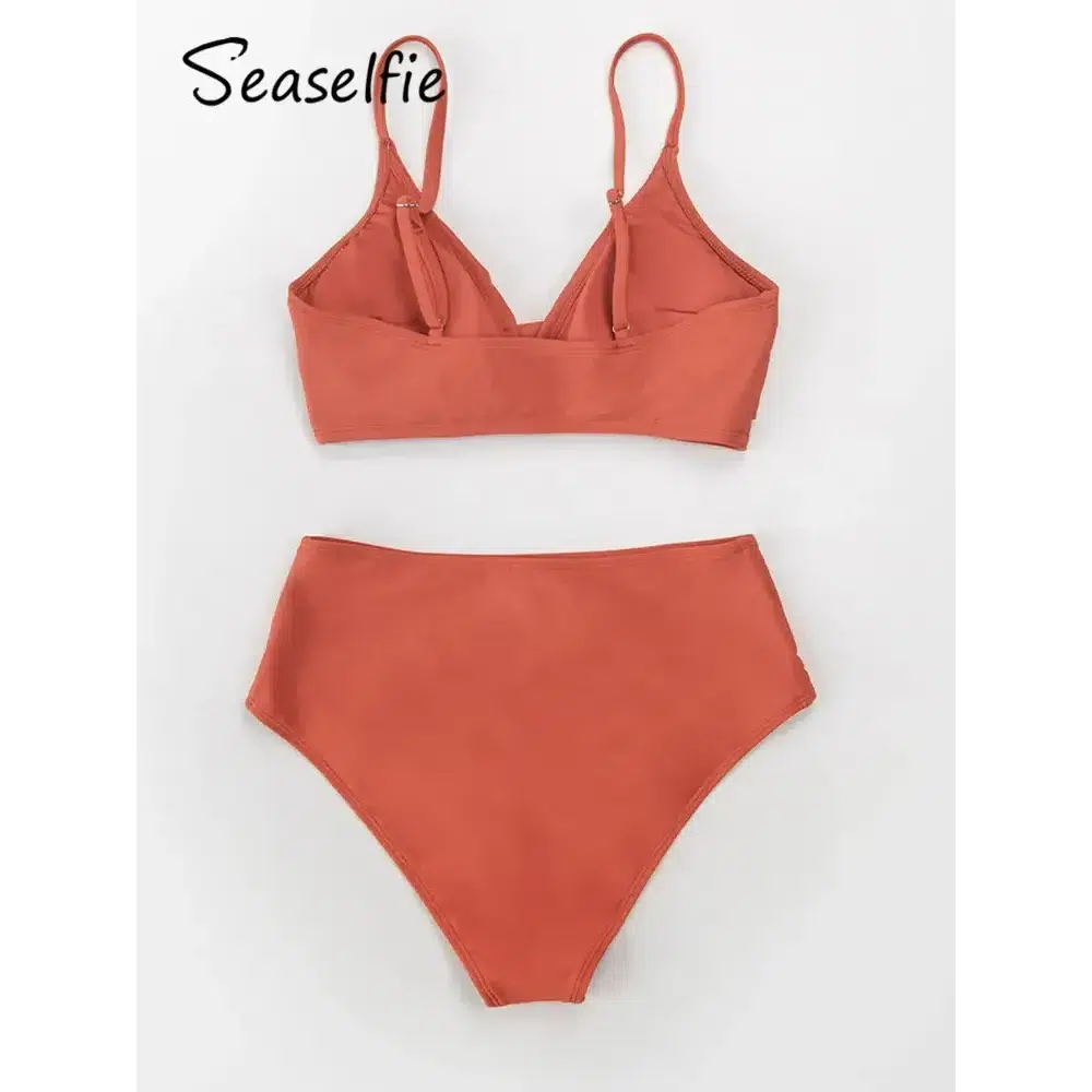 Twist Tank High-Waist Bikini Set