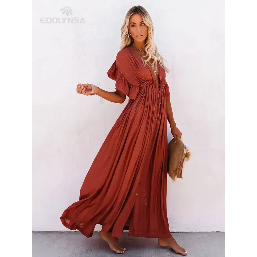 White Tunic Beach Dress