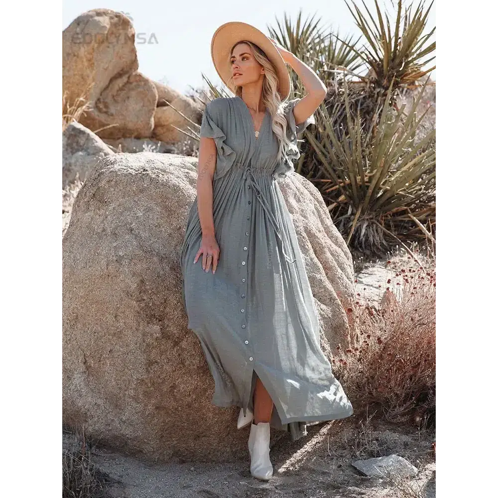 White Tunic Beach Dress