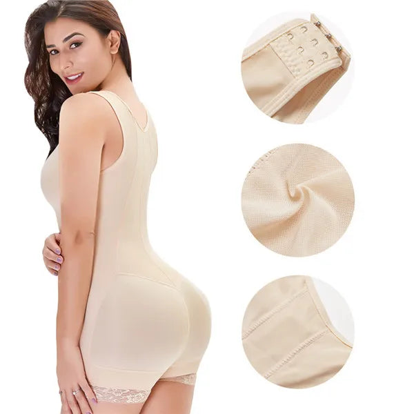 Women Full Body Shapewear Open-Bust Underwear Waist Trainer Corset Seamless Slimming Bodysuit Butt Lifter Plus Size 6XL