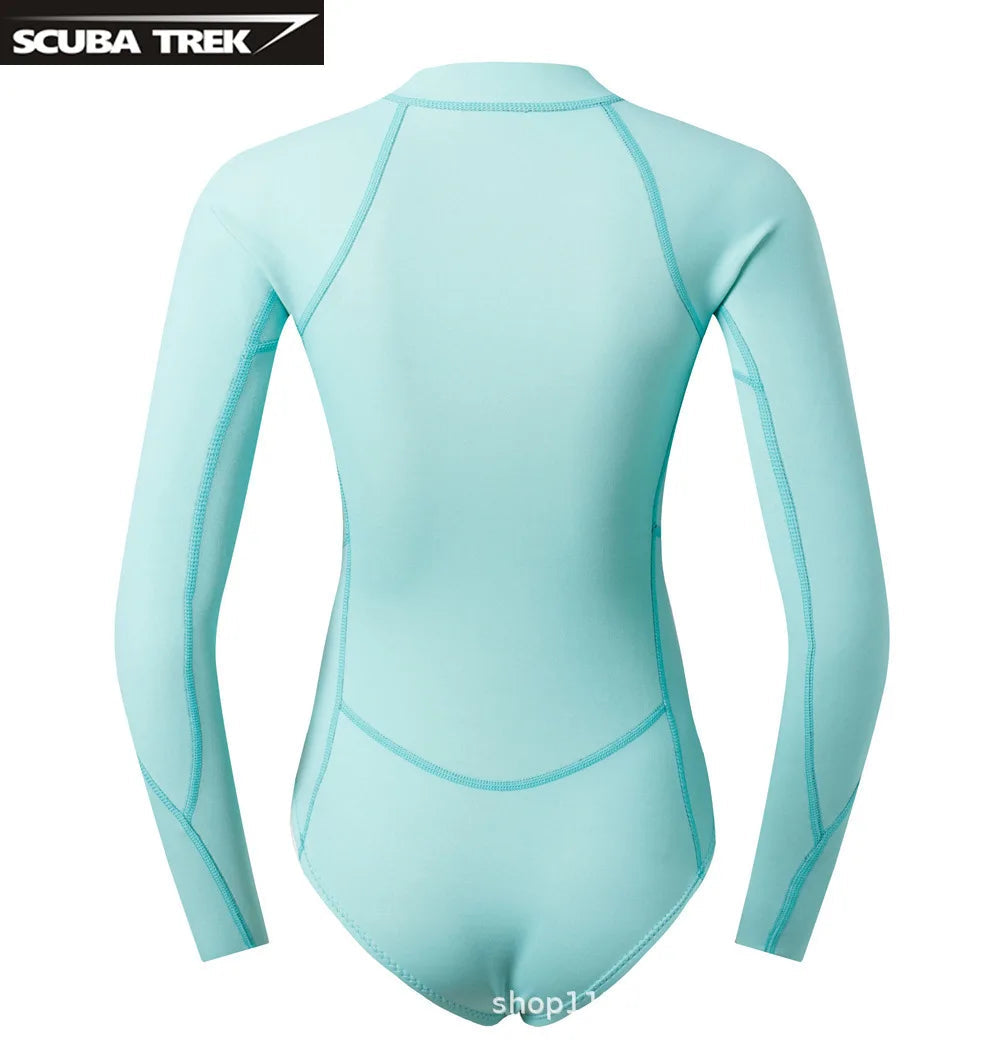 Women’s 2mm Neoprene Long Sleeve Diving Wetsuit
