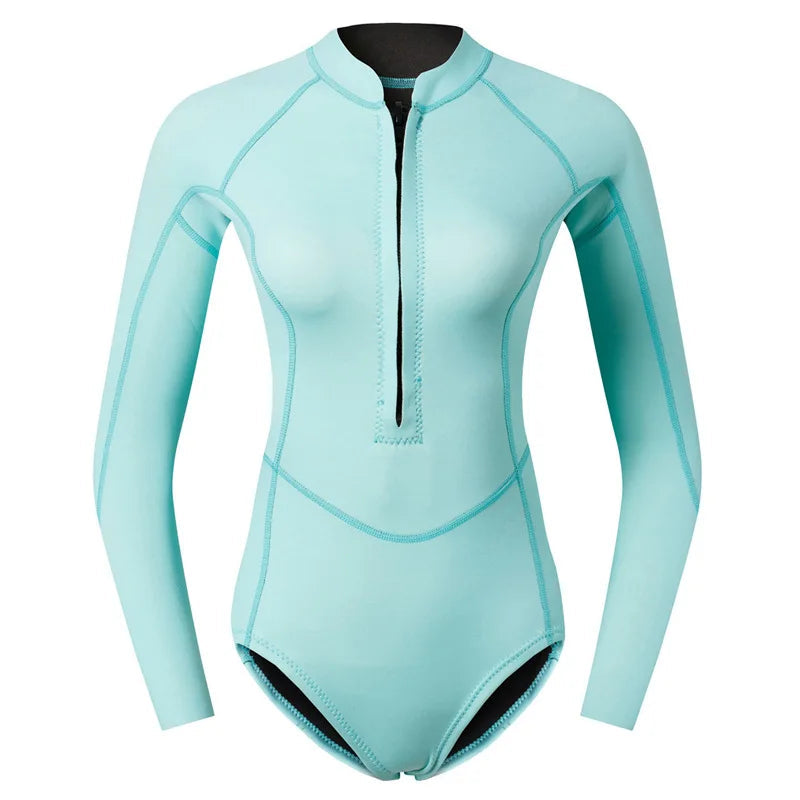Women’s 2mm Neoprene Long Sleeve Diving Wetsuit