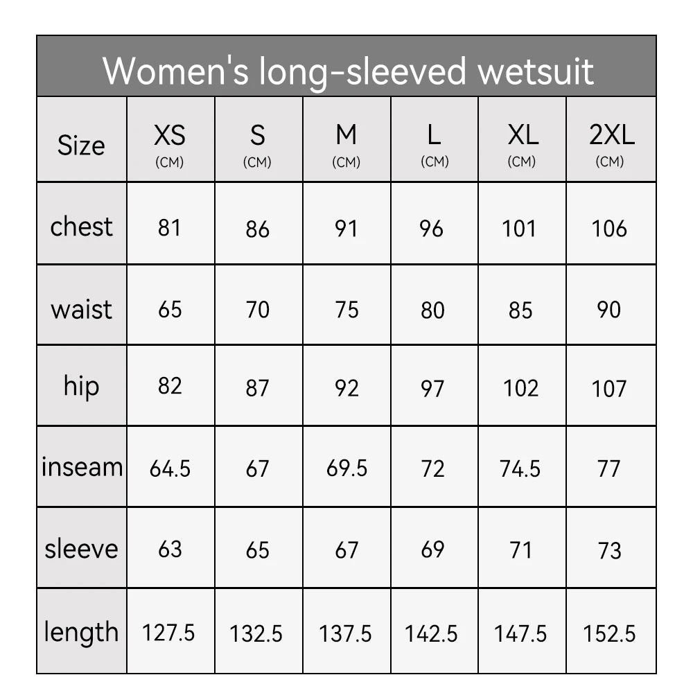 Women’s 3mm Neoprene Snorkeling Suit – Warm, Anti-Jellyfish, Cold-Proof One-Piece Wetsuit