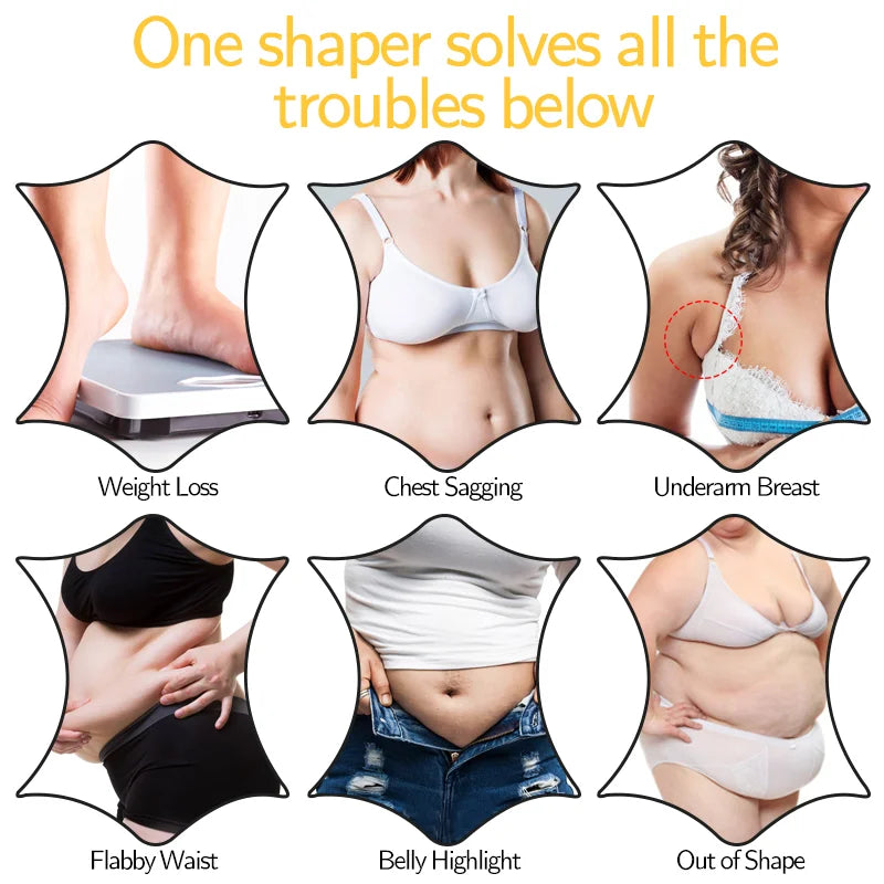 Women’s Full Body Shaper – Colombian Postpartum Tummy Control Bodysuit