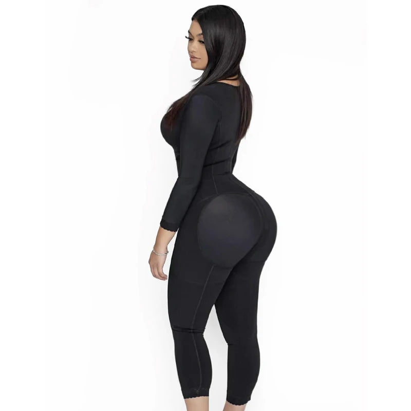 Women’s Full Body Shaper – Colombian Postpartum Tummy Control Bodysuit