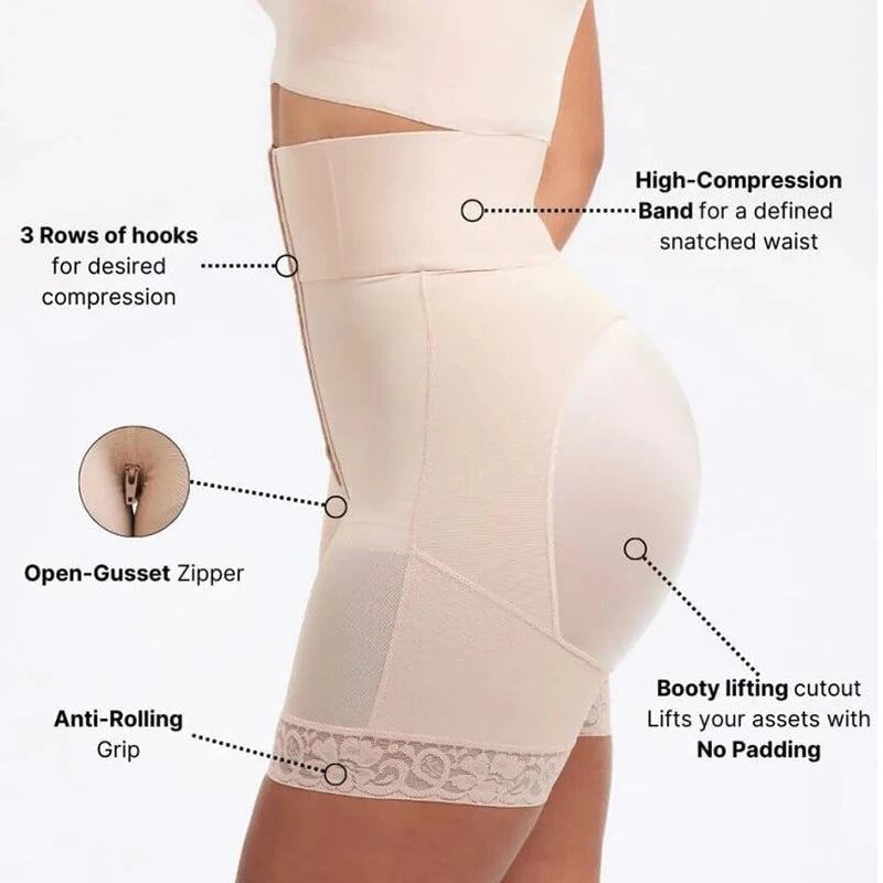 Women’s High-Waist Body Shaper Panties – Butt Lifter Slimming Shapewear
