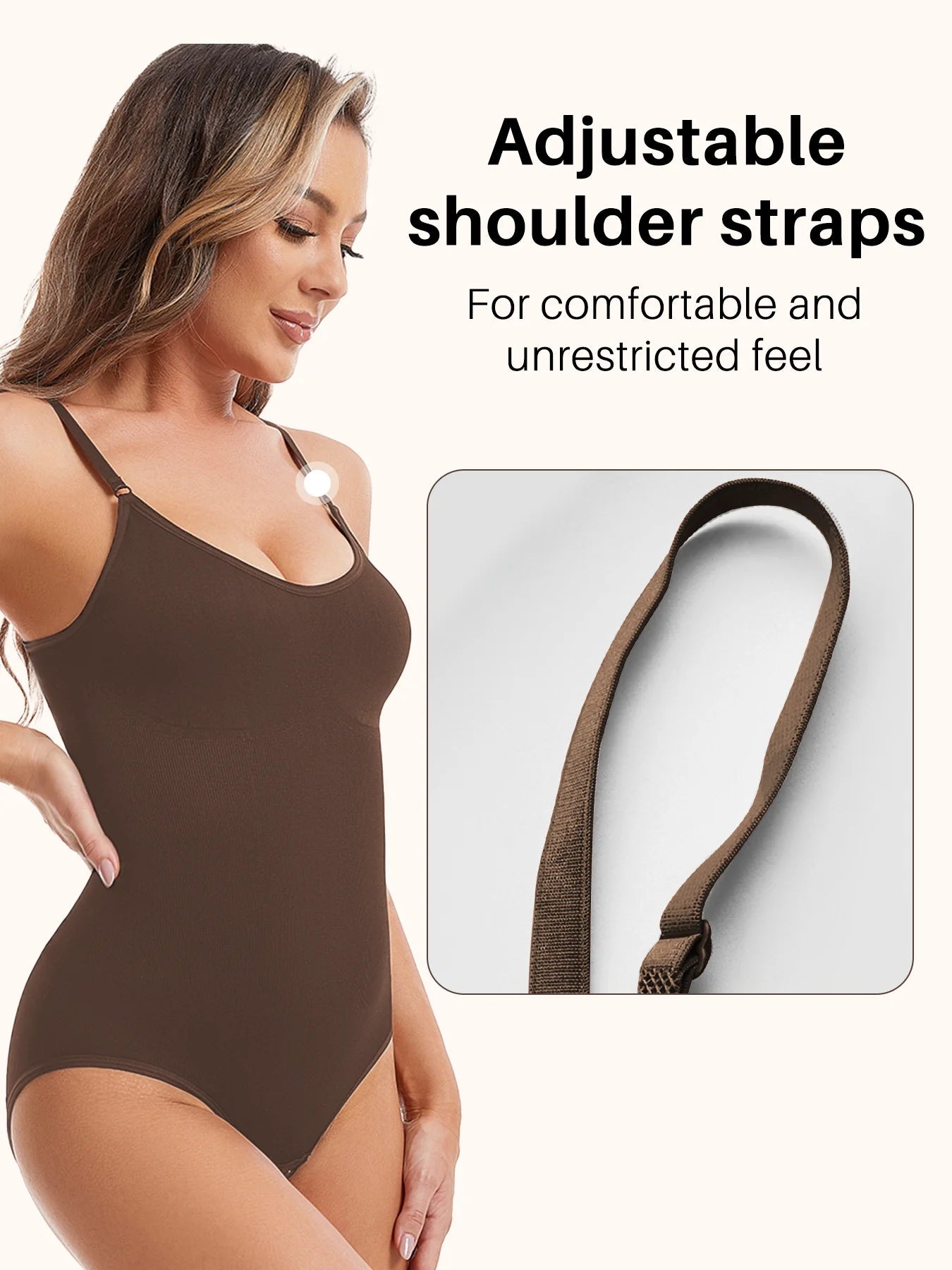 Women’s Seamless Slimming Butt Lifter Full Body Shaper Bodysuit