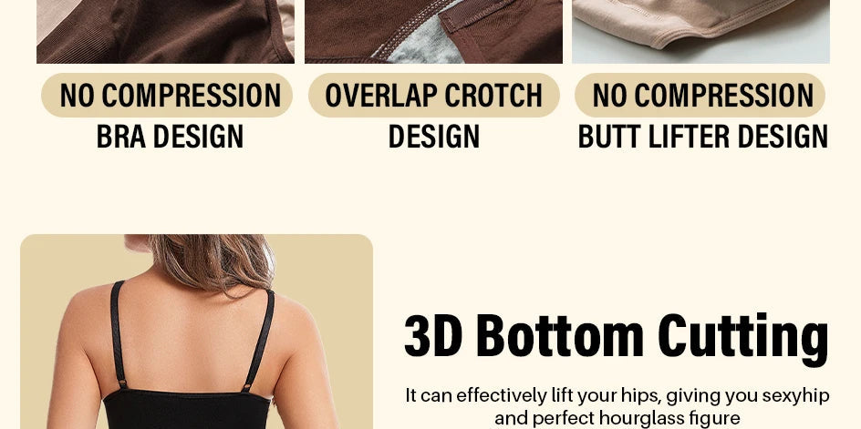 Women’s Seamless Slimming Butt Lifter Full Body Shaper Bodysuit